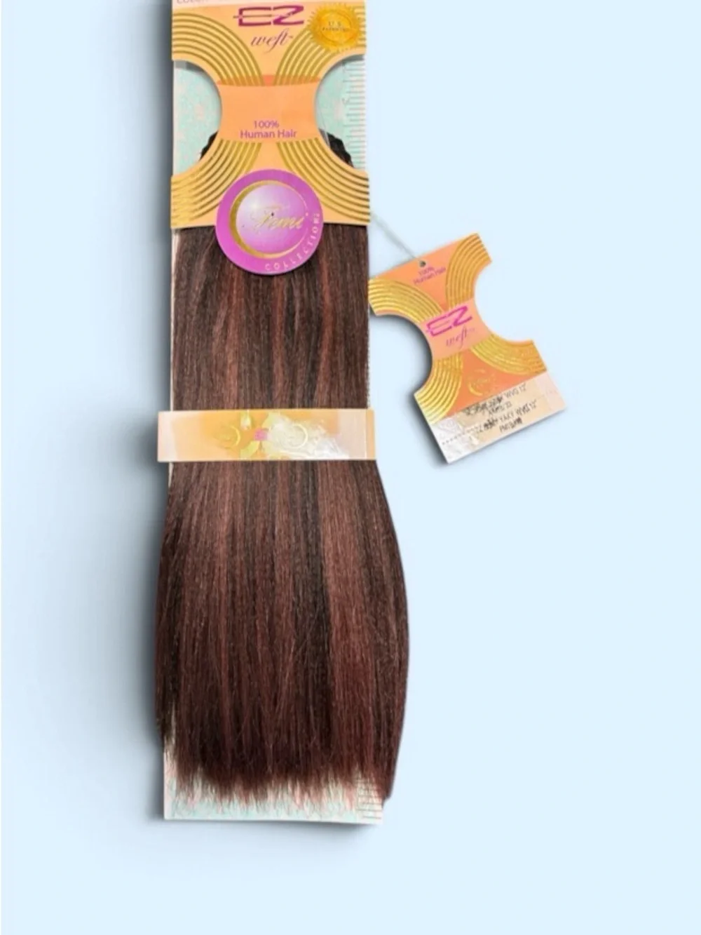 100% Human Hair bundle - Dark Brown 12”